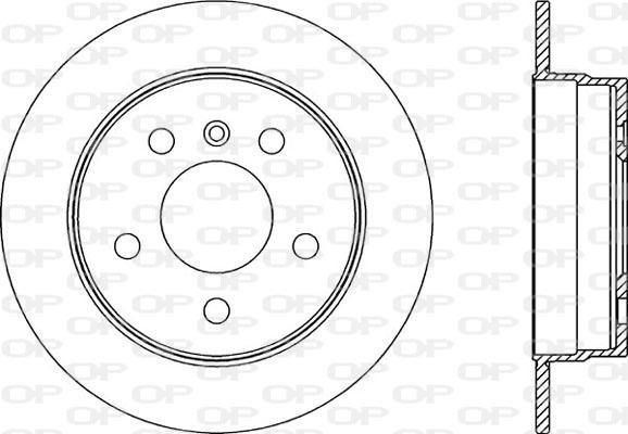 Open Parts BDA2311.10 - Гальмівний диск avtolavka.club