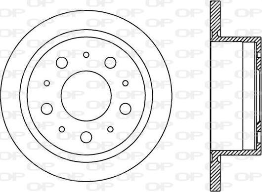 Open Parts BDA2386.10 - Гальмівний диск avtolavka.club