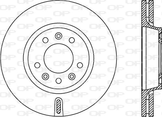 Open Parts BDA2381.20 - Гальмівний диск avtolavka.club