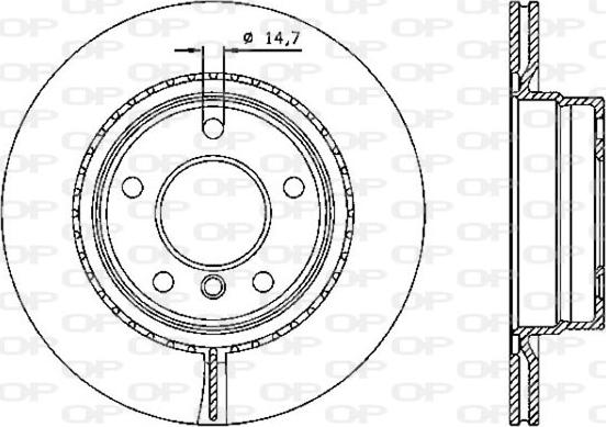 Open Parts BDA2334.20 - Гальмівний диск avtolavka.club