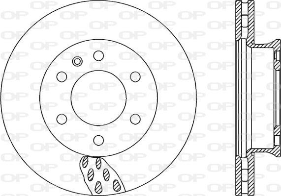 Open Parts BDA2324.20 - Гальмівний диск avtolavka.club