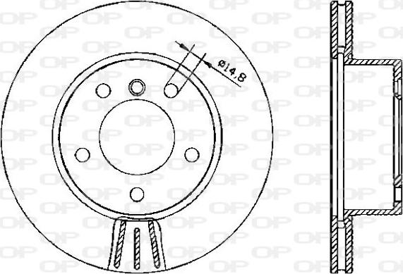 Open Parts BDA2328.20 - Гальмівний диск avtolavka.club