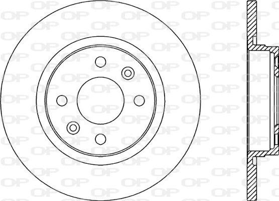 Open Parts BDR2322.10 - Гальмівний диск avtolavka.club