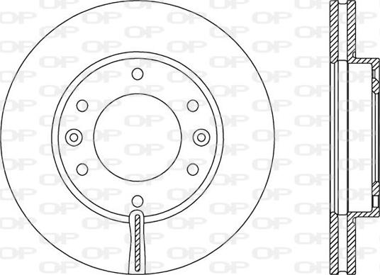 Open Parts BDA2371.20 - Гальмівний диск avtolavka.club