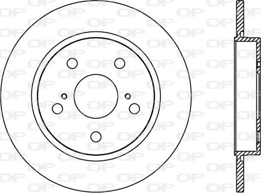 Open Parts BDA2378.10 - Гальмівний диск avtolavka.club