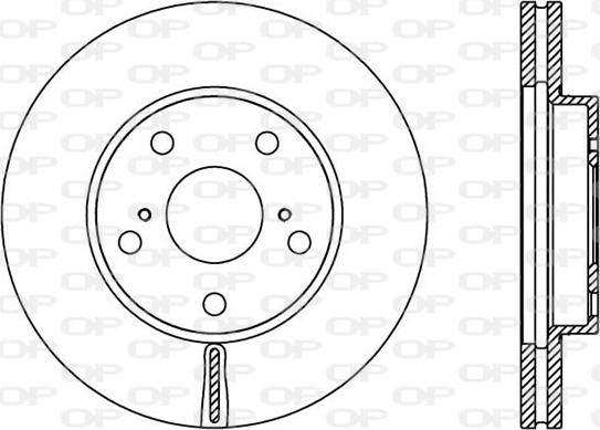 Open Parts BDA2377.20 - Гальмівний диск avtolavka.club