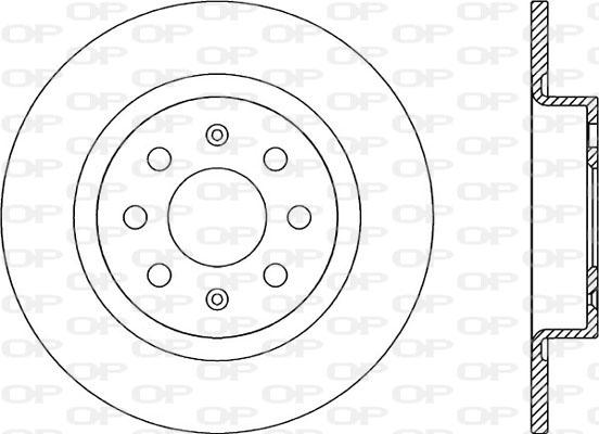 Open Parts BDA2249.10 - Гальмівний диск avtolavka.club