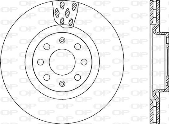 Open Parts BDA2259.20 - Гальмівний диск avtolavka.club