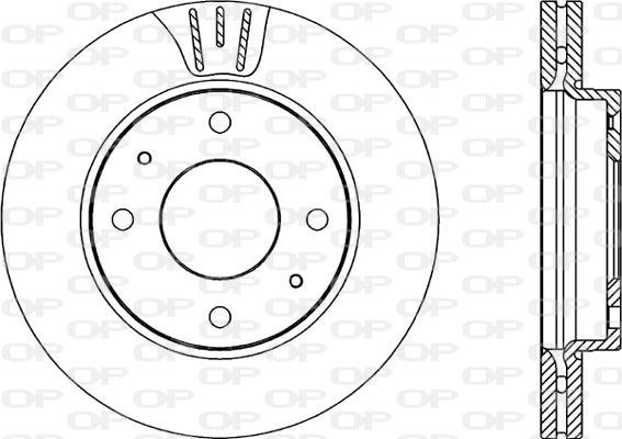 Open Parts BDA2203.20 - Гальмівний диск avtolavka.club