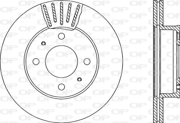 Open Parts BDR2289.20 - Гальмівний диск avtolavka.club