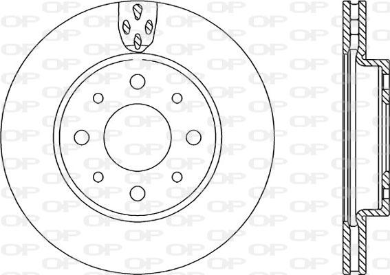 Open Parts BDR2234.20 - Гальмівний диск avtolavka.club