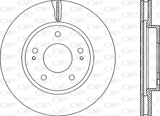 Open Parts BDA2237.20 - Гальмівний диск avtolavka.club