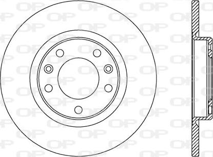 Open Parts BDA2743.10 - Гальмівний диск avtolavka.club