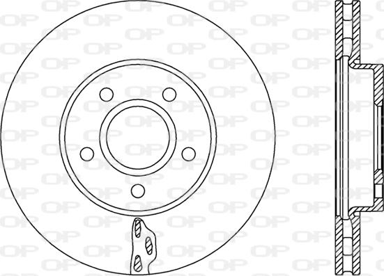 Open Parts BDA2739.20 - Гальмівний диск avtolavka.club