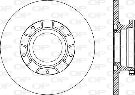 Open Parts BDA2735.10 - Гальмівний диск avtolavka.club