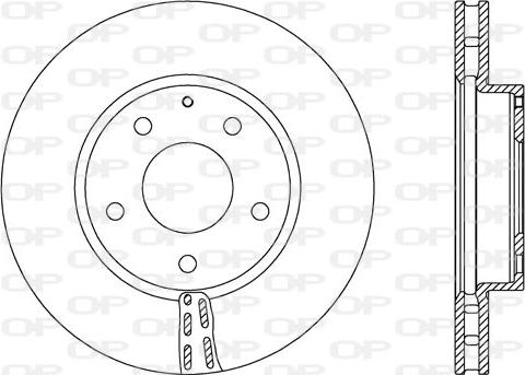 Open Parts BDA2730.20 - Гальмівний диск avtolavka.club