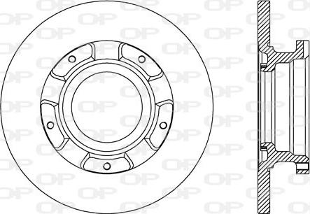 Open Parts BDA2737.10 - Гальмівний диск avtolavka.club