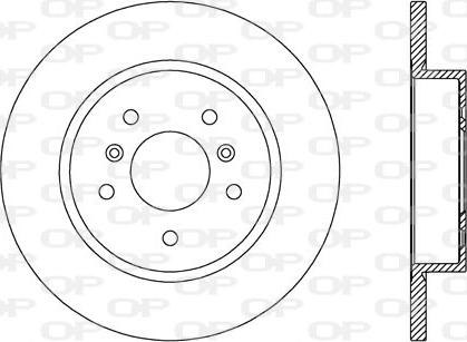 Open Parts BDA2726.10 - Гальмівний диск avtolavka.club