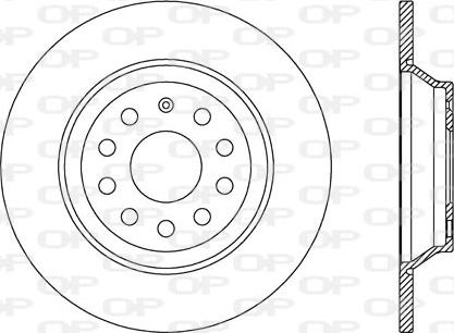 Open Parts BDA2721.10 - Гальмівний диск avtolavka.club