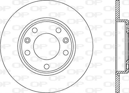 Open Parts BDA2723.10 - Гальмівний диск avtolavka.club