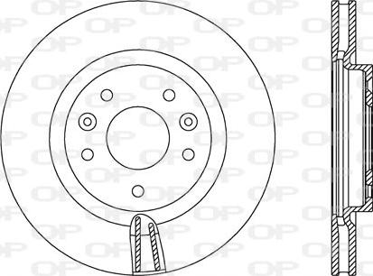 Open Parts BDA2727.20 - Гальмівний диск avtolavka.club