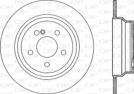 Open Parts BDR1995.10 - Гальмівний диск avtolavka.club