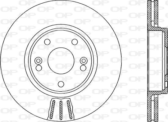 Open Parts BDR1958.20 - Гальмівний диск avtolavka.club