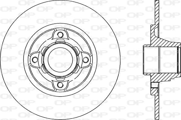 Open Parts BDR1460.10 - Гальмівний диск avtolavka.club