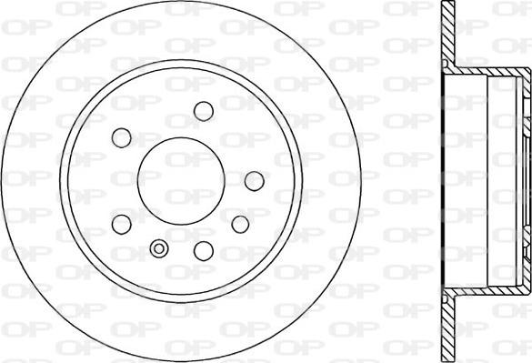 Open Parts BDR1408.10 - Гальмівний диск avtolavka.club