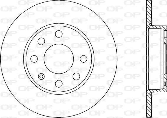 Open Parts BDR1402.10 - Гальмівний диск avtolavka.club