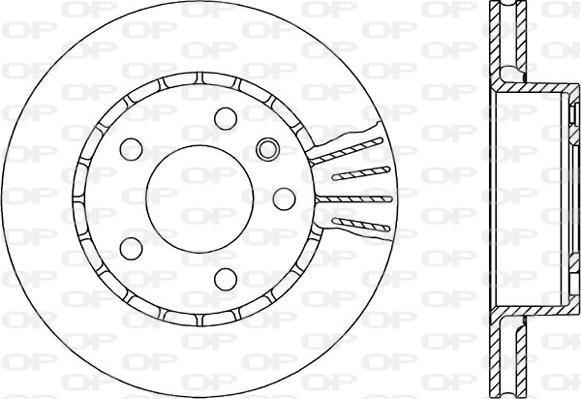 Open Parts BDR1407.20 - Гальмівний диск avtolavka.club