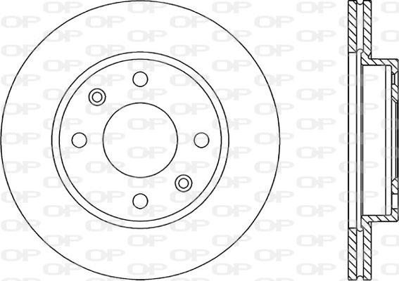 Open Parts BDR1430.20 - Гальмівний диск avtolavka.club