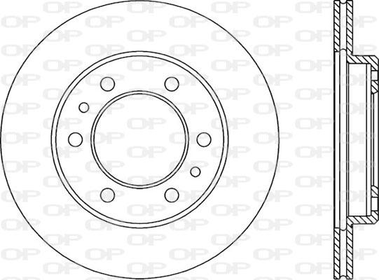 Open Parts BDR1527.20 - Гальмівний диск avtolavka.club