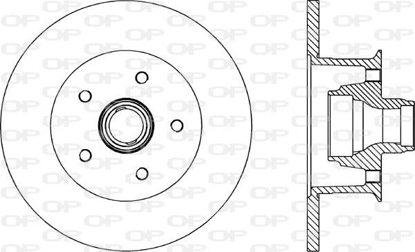 Open Parts BDR1576.10 - Гальмівний диск avtolavka.club