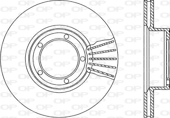 Open Parts BDR1664.20 - Гальмівний диск avtolavka.club