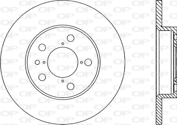 Open Parts BDR1662.10 - Гальмівний диск avtolavka.club