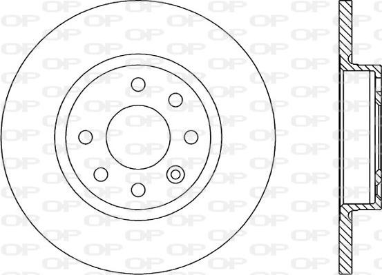 Open Parts BDR1606.10 - Гальмівний диск avtolavka.club