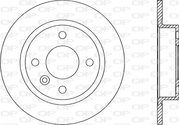 Open Parts BDR1610.10 - Гальмівний диск avtolavka.club