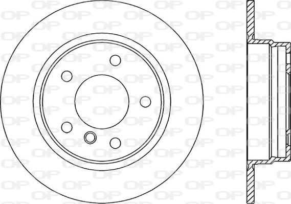 Open Parts BDR1094.10 - Гальмівний диск avtolavka.club