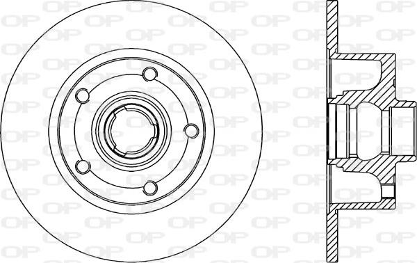 Open Parts BDR1044.10 - Гальмівний диск avtolavka.club