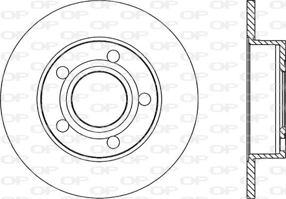 Open Parts BDR1045.10 - Гальмівний диск avtolavka.club