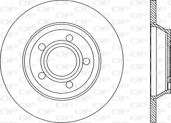 Open Parts BDR1042.10 - Гальмівний диск avtolavka.club