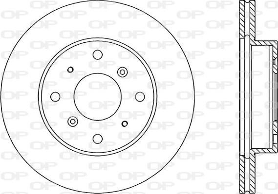 Open Parts BDR1053.20 - Гальмівний диск avtolavka.club