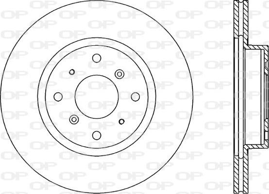 Open Parts BDR1052.20 - Гальмівний диск avtolavka.club