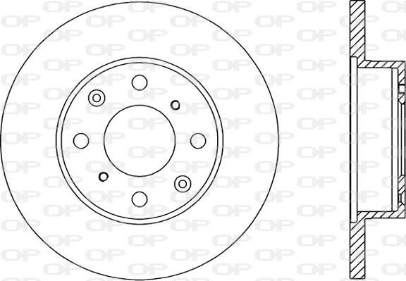 Open Parts BDR1063.10 - Гальмівний диск avtolavka.club