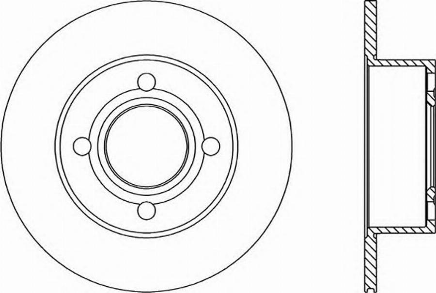 Open Parts BDR1025.10 - Гальмівний диск avtolavka.club