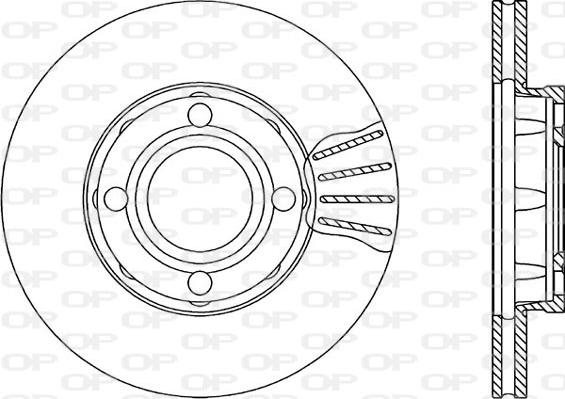 Open Parts BDR1020.20 - Гальмівний диск avtolavka.club