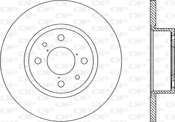 Open Parts BDR1135.10 - Гальмівний диск avtolavka.club