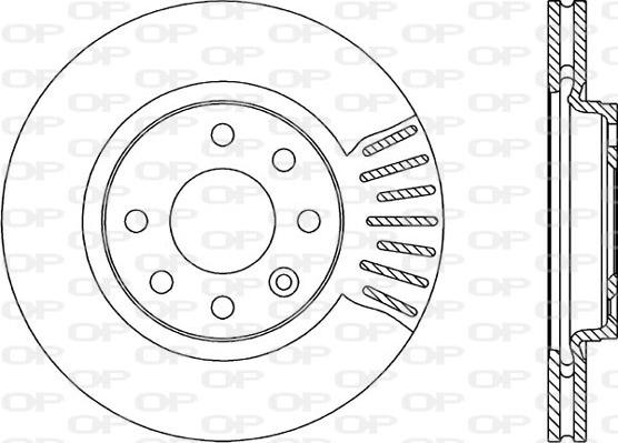 Open Parts BDR1845.20 - Гальмівний диск avtolavka.club