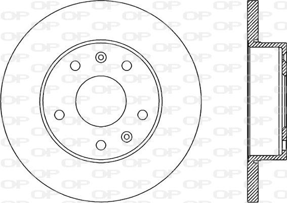 Open Parts BDR1853.10 - Гальмівний диск avtolavka.club